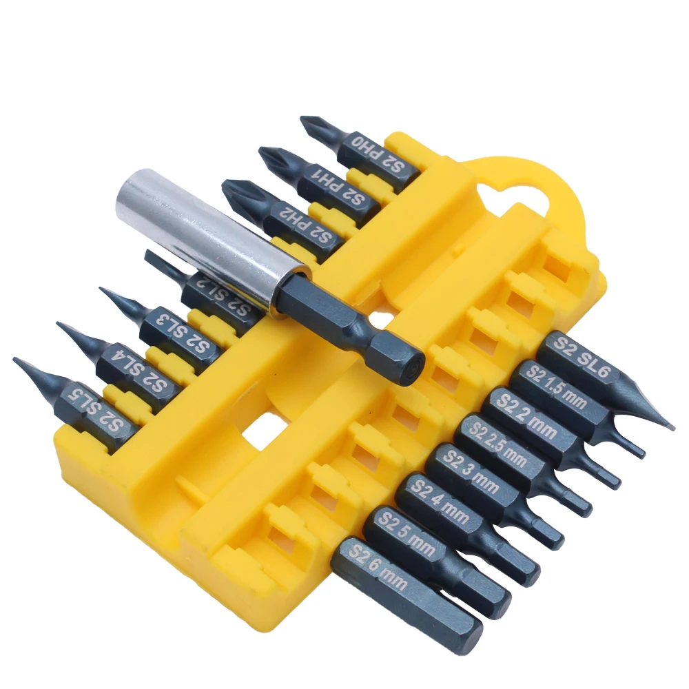 Buy 17pcs Precision Screwdriver Bits Set Slotted Phillips with 60mm