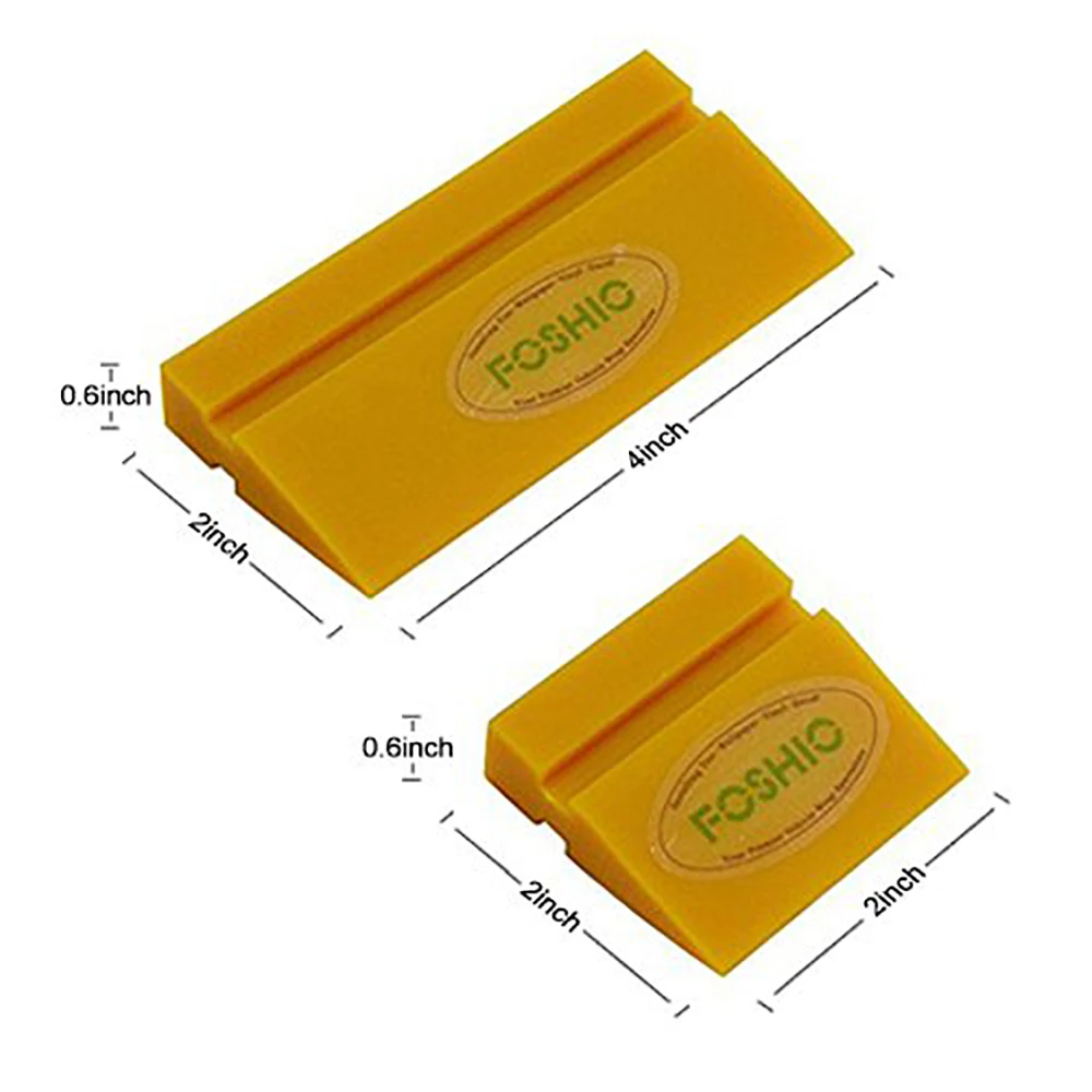 Lâmina de Limpar Vidro para Uso Automático e para Janela Ferramenta para Envoltório de Carro Raspador de Limpeza de Casa Lavadora de Arruela Limpador de Borracha de 2 Foshio Peças 17 Foshio limpador de borracha de 2 peças,