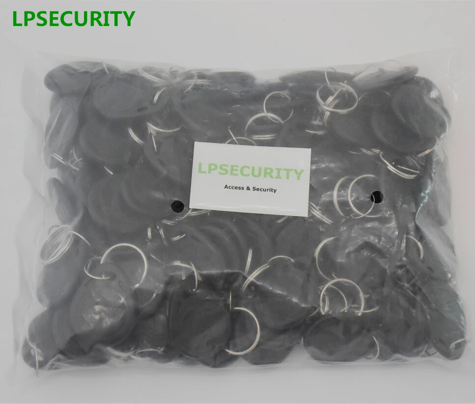 LPSECURITY 100pcs Token 125Khz EM4100 chip Tags ID Card Key Chain Card Access Card for RFID reader keypad access control system цена LPSECURITY 100pcs Token 125Khz EM4100 chip Tags ID Card Key Chain Card Access Card for RFID reader keypad access control system цены онлайн
