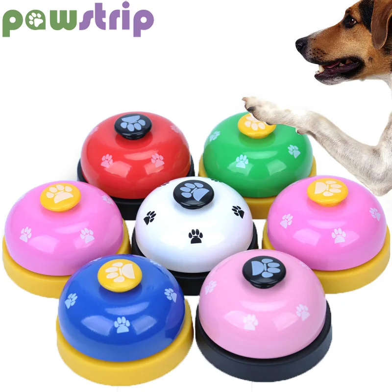 

pawstrip 1pc Educational Training Dog Toy Call Bell Feeding Food Ring Cat Toys Diameter 7cm