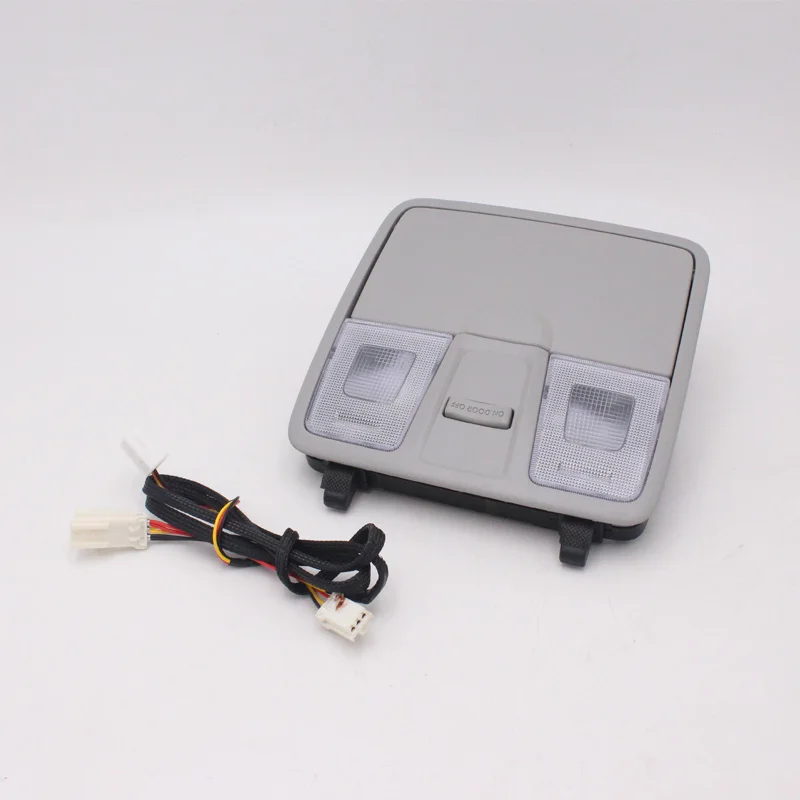 CHUANGMU new Upgrade Front map lamp reading light with glass box for Hyundai IX25 Creta 2015 2016 2017 gray FOR KIA K3 CHUANGMU new Upgrade Front map lamp reading light with glass box for Hyundai IX25 Creta 2015 2016 2017 gray FOR KIA K3