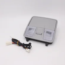 CHUANGMU new Upgrade Front map lamp reading light with glass box for Hyundai IX25 Creta 2015 2016 2017 gray FOR KIA K3 CHUANGMU new Upgrade Front map lamp reading light with glass box for Hyundai IX25 Creta 2015 2016 2017 gray FOR KIA K3