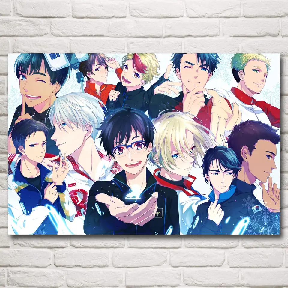 

Yuri on Ice Anime Movie Art Silk Fabric Poster Print Wall Home Decor Printing 12x18 16X24 20x30 24x36 32x48 Inches Free Shipping