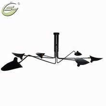 Home Decor Vintage Iron Loft Ceiling Lamp, Three Arms Ceiling Lights Lighting, Free Shipping