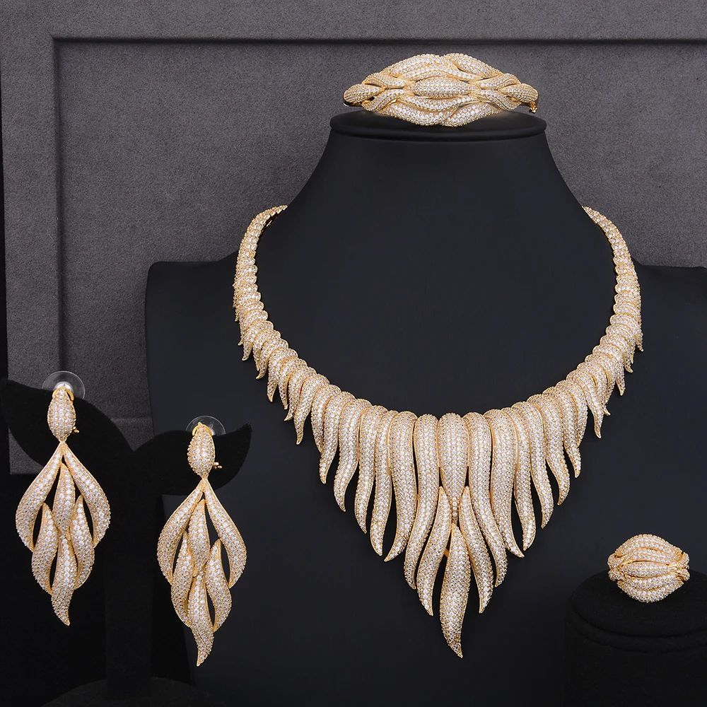Missvikki Indian Big Heavy Jewelry Sets For Women African Dubai