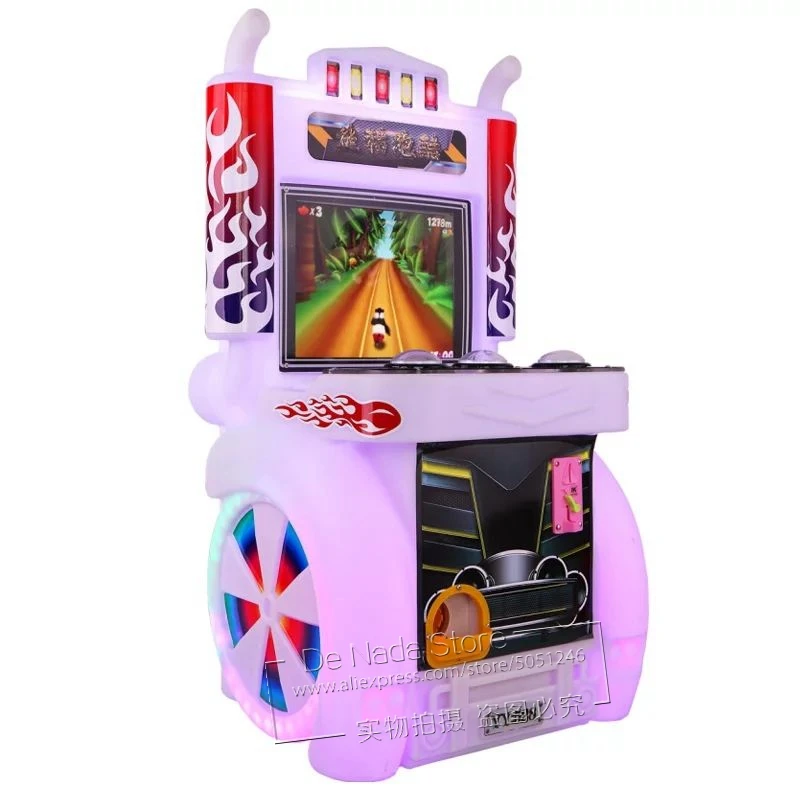 Amusement Coin Operated Small Video Arcade Game Machine For Shopping Malls