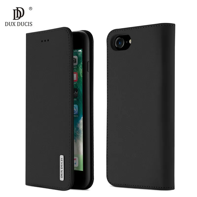 

Luxury Flip PU Genuine Leather Case for Apple iPhone 7 Wallet Stand Card Slot Phone Bags Case For iPhone 8 Cover fundas 4.7 inch