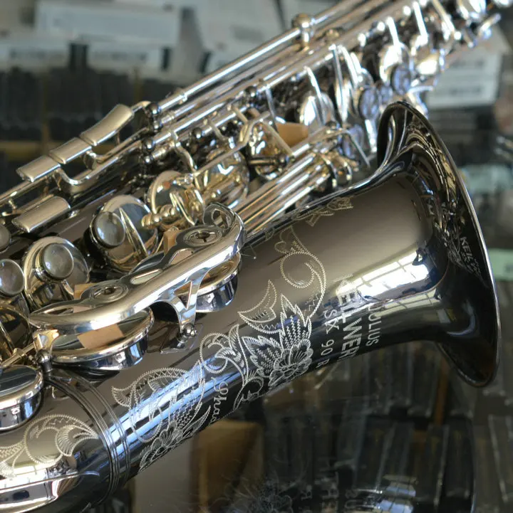 Золотой лаковый альт саксофон Eb keilerth SX90 латунный инструмент Sax Alto западные