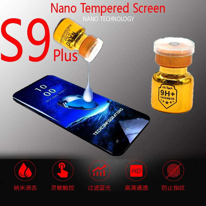 

universal Nano Liquid Screen Protector 5D Invisible Full Cover Technology Film for iphone x 7 8 samsung s9 + Suit all phone