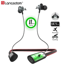 Langsdom 11 Hours Playing Wireless Bluetooth Earphone for Phone Bass Bluetooth Headset Earphones with Microphone fone de ouvido