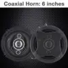 2Pcs 6 Inch 500W Car Speaker Coaxial  Auto Audio Music Stereo Full Range Frequency Hifi Speakers Non-destructive Installation ► Photo 2/6
