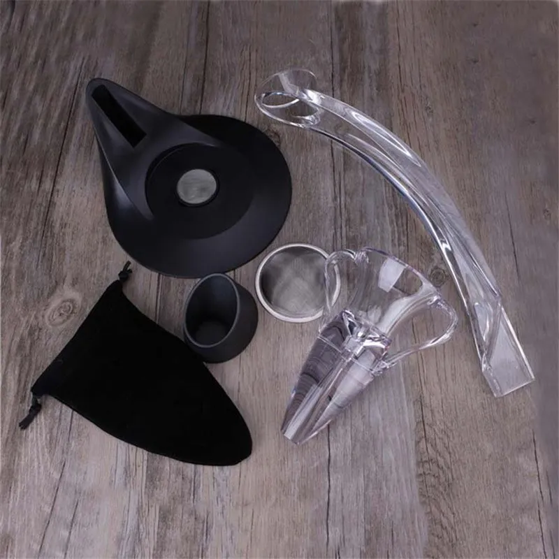 

1 Set Red Wine Aerator Acrylic Magic Jigger Quick Wine Glass Decanter Awakeners Drink Dispenser Aerating Wine Accessories