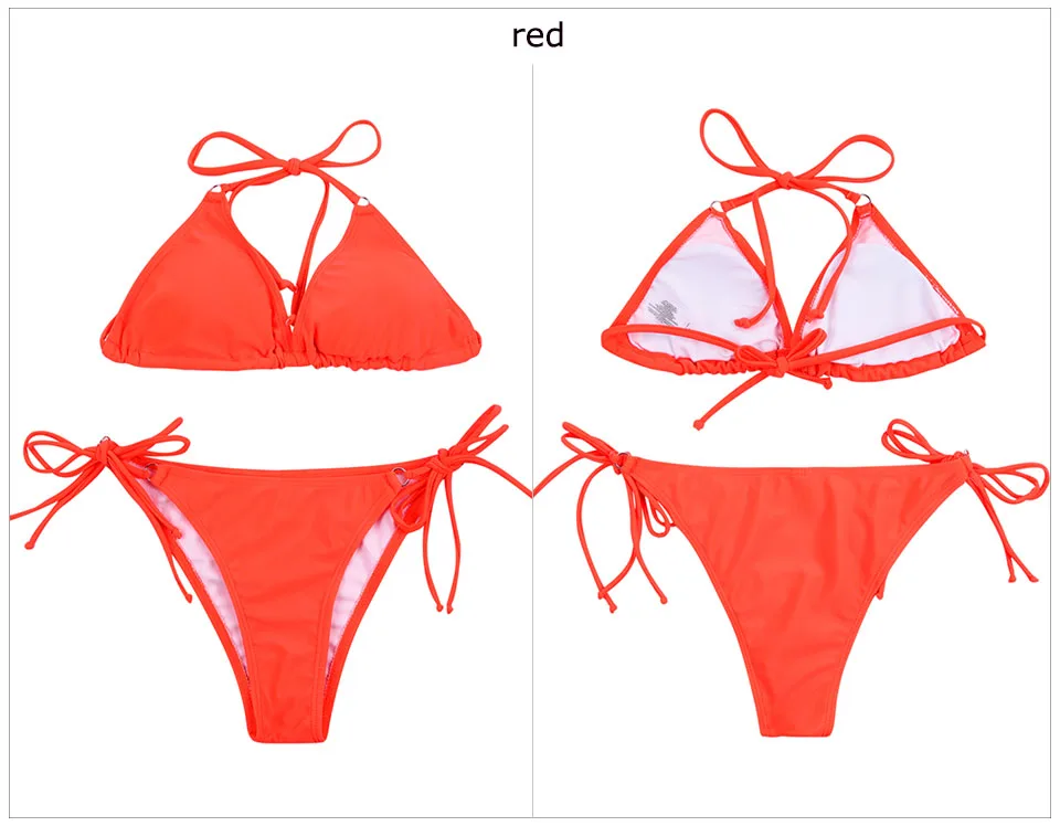 010 red bikini