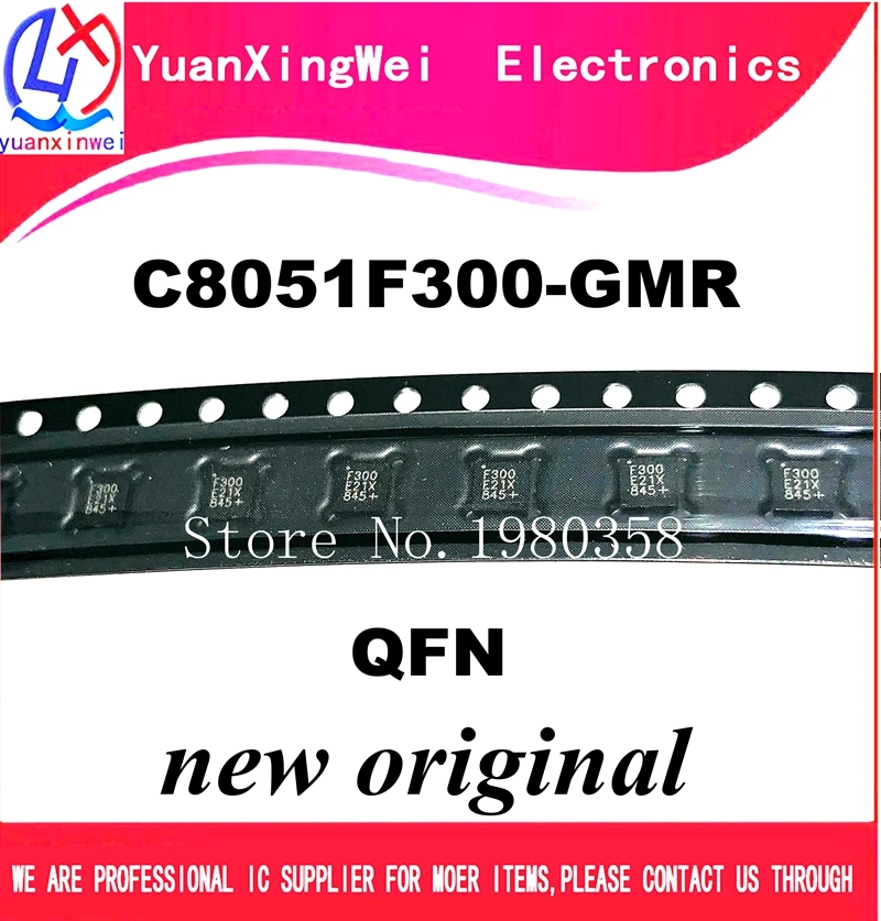 Бесплатная доставка 10 шт. C8051F300-GMR C8051F300 F300 QFN11 новый оригинальный | Электроника