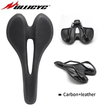 Ullicyc Mountain/Road Bike Comfort Wided Bicycle Seat Carbon Fiber Bike Saddle MTB Bicycle Seat Cycling Saddle Seat Cushion