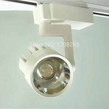 

COB LED track light 1pcs 20W (30W) White or Black aluminum spotlight rail track light lamp 2 wire (3 wire) 110 V 220 V 230V