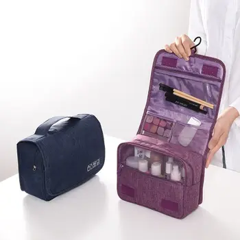 

Travel Hanging Wash Cosmetic Bag Women's Folding Toiletry Makeup Organizer Waterproof Handbag Suitcase Luggage Accessories