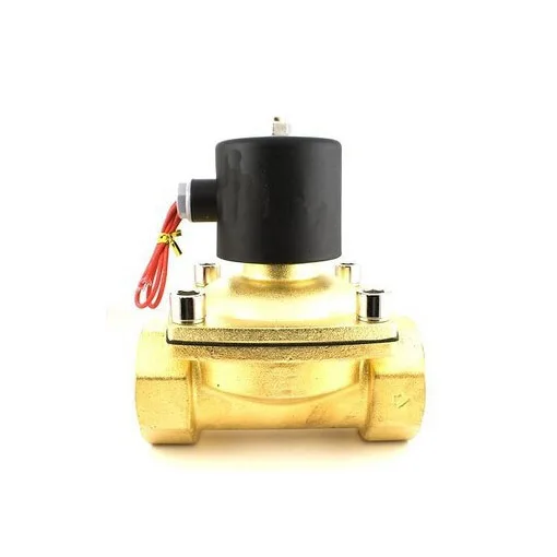 2 Way 2 Position Brass 1/2" 2W400 40 Electric Solenoid Valve Water Air