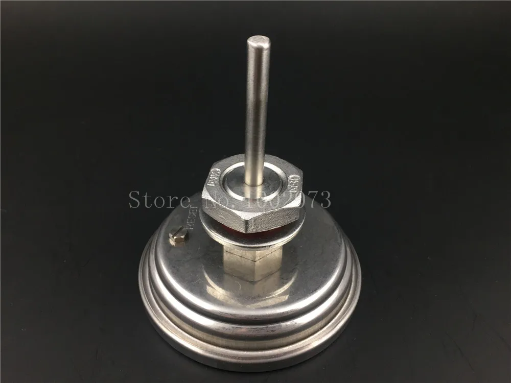 Weldless Bi-metal Thermometer Kit, 3Face & 2Probe, 12MNPT, 0~220F degree, Beer Brewing Thermometer, Homebrew Kettle (11)