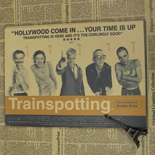 TRAINSPOTTING Vintage póster de película para pared de papel de Decoración de casa Cudros pintura arte de orden de mezcla 42x30CM