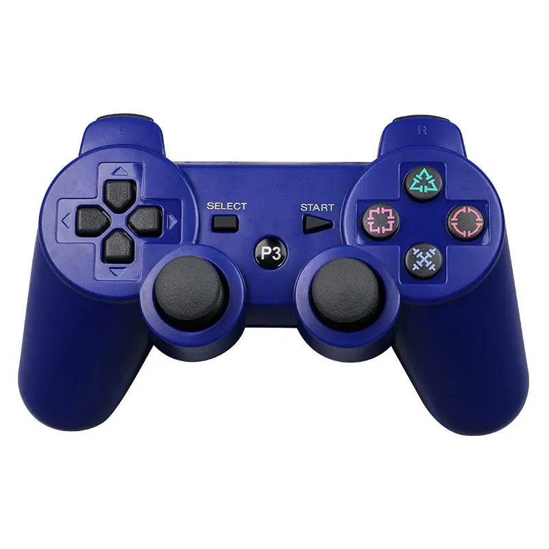 Bluetooth беспроводной геймпад Pubg контроллер для PS3 беспроводной джойстик консоль для sony Playstation 3 игровой коврик аксессуары - Цвет: Синий
