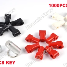 1000 шт./лот EAS дисплей крюк блокиратор кражи СТОП ЗАМОК используется в розничном магазине и супермаркете 4 мм/5 мм/6 мм/7 мм/8 мм