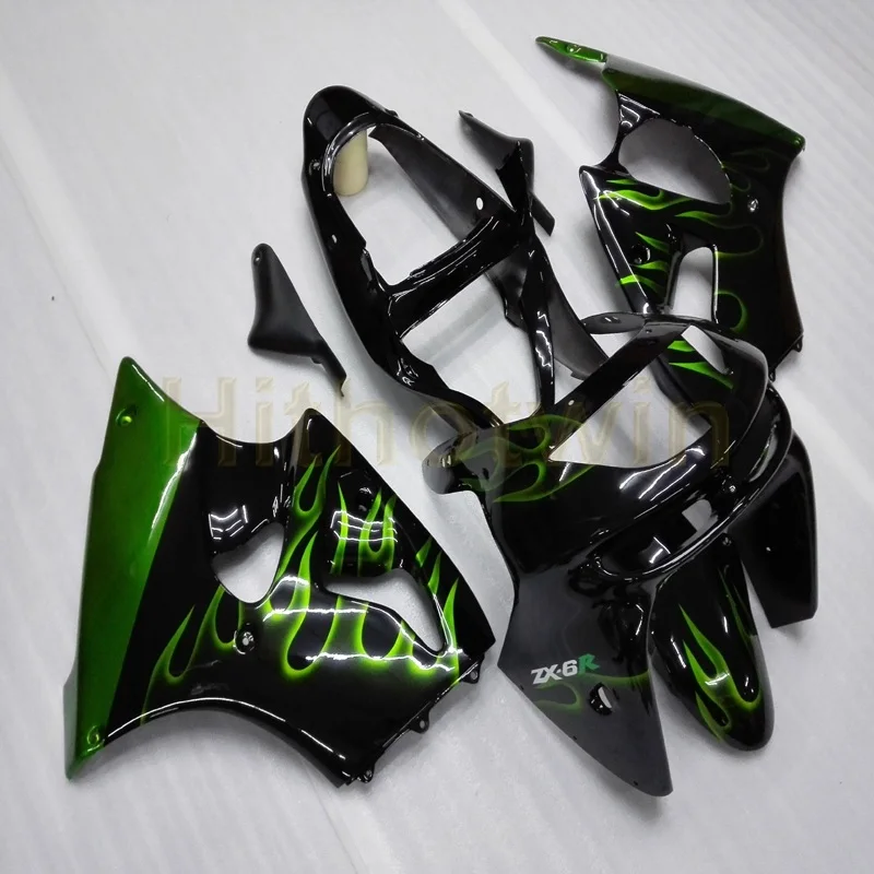 Изготовленный на заказ товар для мотоцикла ZX6R 00-02 ZX-6R 636 2000 2001 2002 Обтекатели