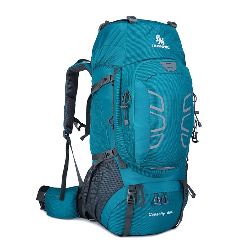 Рюкзаки для путешествий, альпинизма, мужские сумки для путешествий, водонепроницаемые, 60л, походные рюкзаки, рюкзаки для отдыха на природе, рюкзак, спортивная сумка, мужской рюкзак - Цвет: Lake Blue