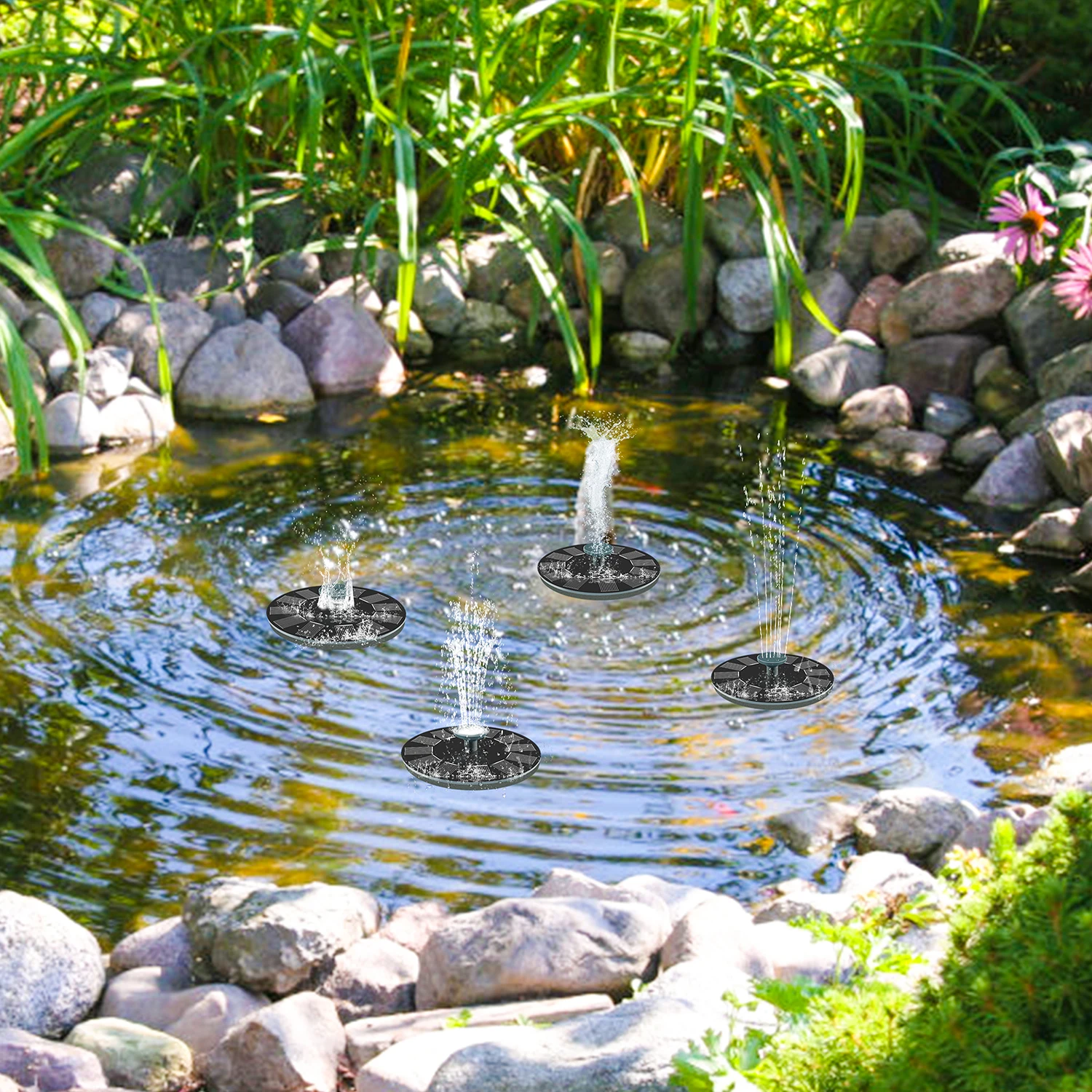 Солнечные садовые фонтаны мини на солнечных батареях птица ванная фонтан насос солнечная панель комплект водяной насос открытый полив насос для сада