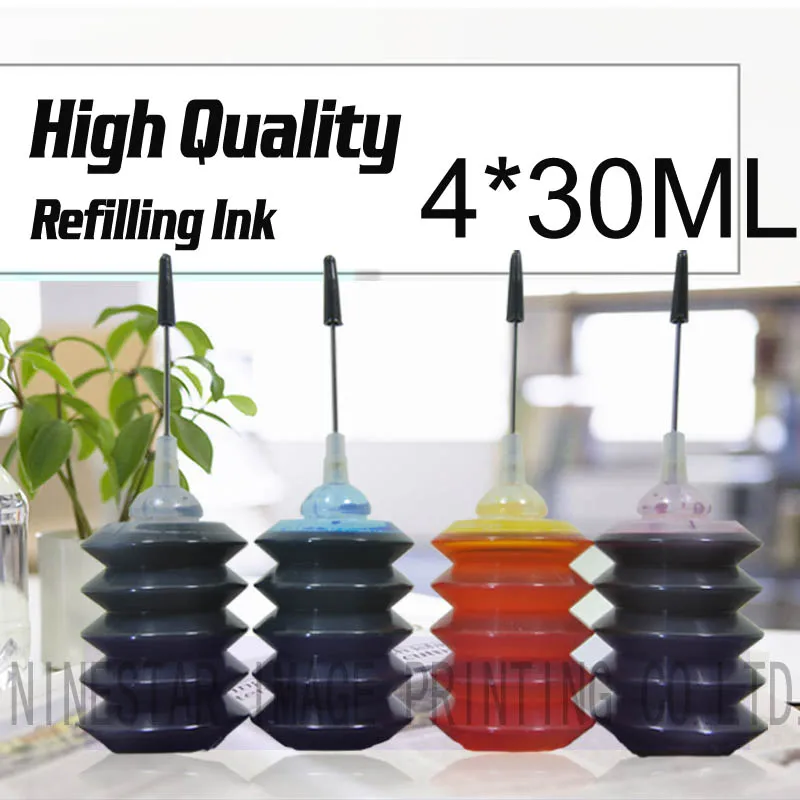 Ink For Hp Envy 4502 For HP 4500 4502 4504 Ink Kit 120ML Quality 301 301xL Cartridge Ink for
