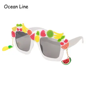 

Funny Fruit Tropical Beach Party Sunglasses Costumes Photobooth Props Glitter Beach Glasses Event Party Supplies Decoration