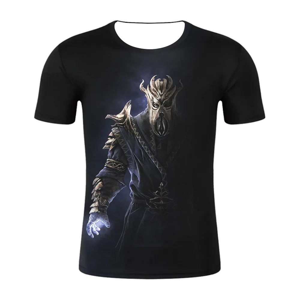 

The Elder Scrolls V 3D T Shirt Comfortable Game Skyrim 3d Print T-shirt Casual Gamer Clothing Short Sleeve Tshirt Tops Tee