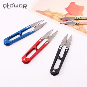

1PC High Quality U Shape Scissors Multicolor Trimming Scissors for Sewing Embroidery Home School Office Cutting Supplies