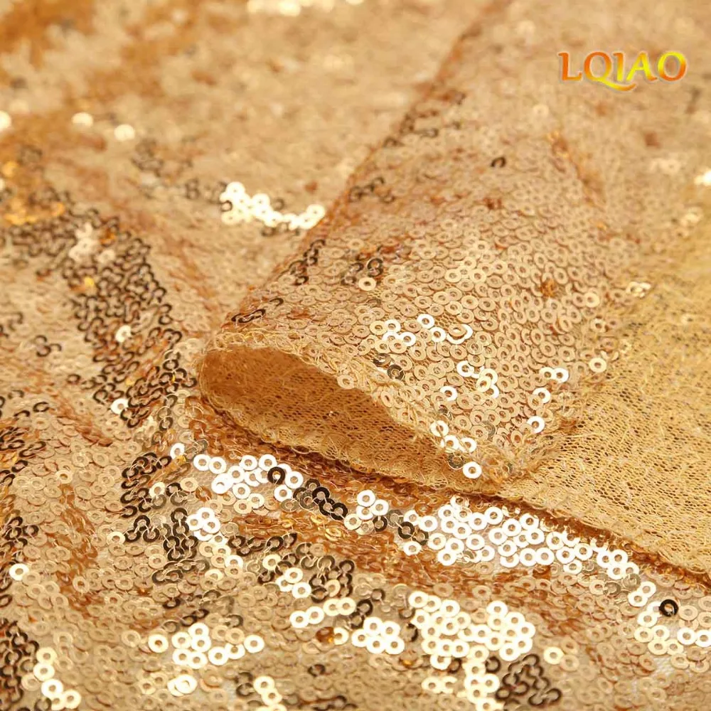 Gold Sequin Curtain Backdrop-006