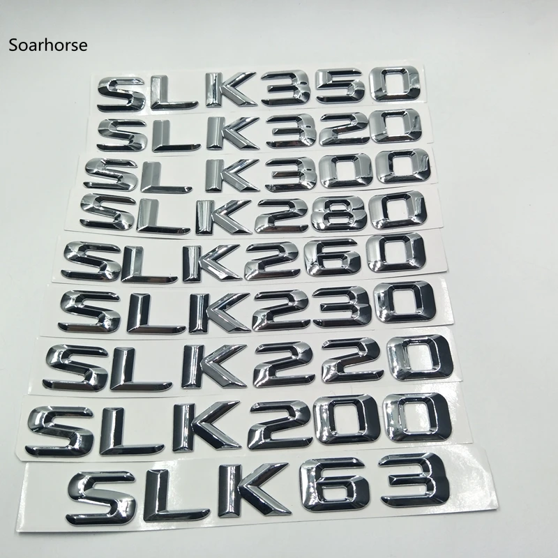MERCEDES BENZ SLK 230 REAR HATCH BOOT BADGE LETTERING AMG SLK230 KOMPRESSOR