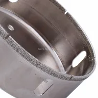 Scie cloche diamantée de 105 mm (4-1/8 po) pour granit, foret revêtu pour maçonnerie, outils de découpe pour pierre, marbre, verre, céramique et carrelage 5