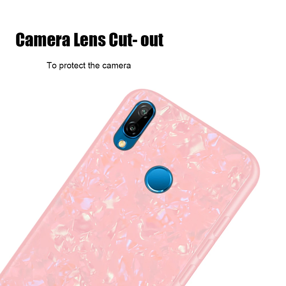 YIESOM Tempered Glass Case For Huawei P20 Lite P20 P20 Pro Shell Soft TPU Silicon Edge Phone Case For Huawei P20 P20Lite P20Pro  (11)