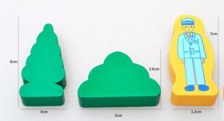 Деревянные строительные блоки дорожные сцены детей набор игрушек, деревянные магнитные игрушки поезд, Детские классические деревянные блоки масштабные модели автомобиля