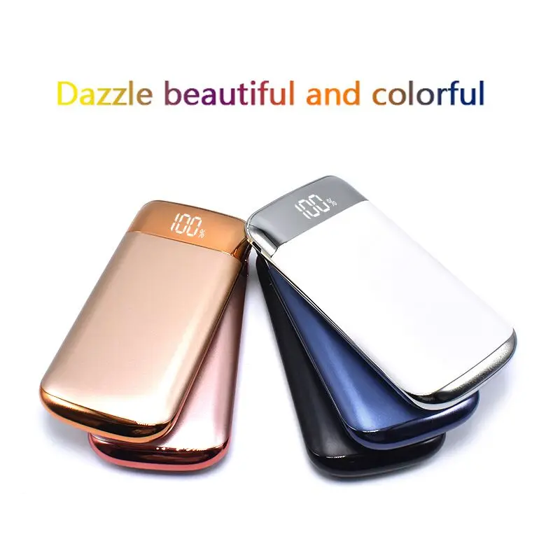 

20000mah Power Bank Battery Charger Cases 2 USB LCD Portable Mobile Phone Charger For iphone 5 6 7 for Xiaomi Mi 18650 PowerBank