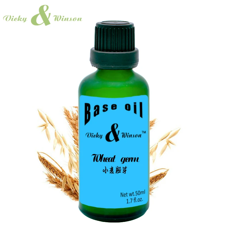 Vicky&winson Wheat germ oil 50ml Base Massge Oil Essential Oils Moisturizing Skin Care Products With High Quality VWJC15 vicky