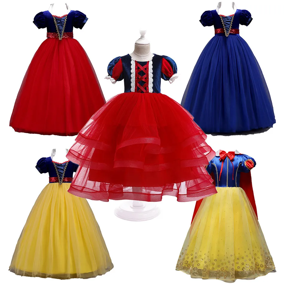 snow white ball gown