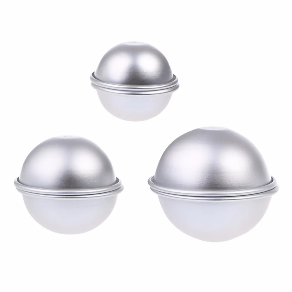 

6Pcs/3Sizes DIY Metal Bath Bomb Mold 2 Set For Crafting Your Own Fizzles Bath Shower Sets