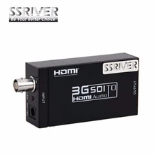 SSRIVER 3G SDI to HDMI Converter Adapter SDI Extender for driving HDMI Monitors with Power adapter EU US UK AU Plug