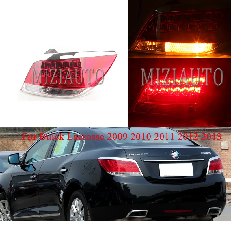 

Rear Brake Light For Buick Lacrosse 2009 2010 2011 2012 2013 taillight tail lamp brake light MIZIAUTO Tail Light Assembly LED