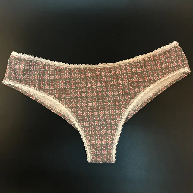 RU 40 42 Size S Sexy Lingerie Cotton Underwear Women G String Thong Lace T back Seamless String