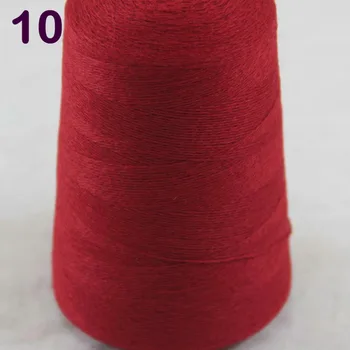 

Sales 1X500g high quality 100% pure cashmere warm soft hand-woven tower yarn Dark Red 262-5010