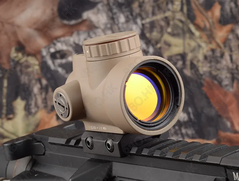 Тактический trijicon mro стиль 1x Red Dot прицел увеличение adatpor Picatinny крепление загар Охота Стрельба M9500