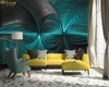 beibehang Living Room Bedroom Wallpaper 3D Modern Turquoise Green Wall Custom Photo Wallpaper Mural wall papers home decor ► Photo 2/3