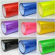 whole sale 0.3x10m(1x33ft) quality PVC filme farol headlight /tailight tint 10Rolls/lot DHL free shipping free shipping heat transfer filme vinyl pu vinyl filme made in south korea four colors for shipping