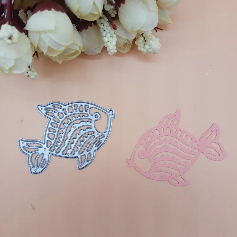 

Tropical Fish cutting die Die Cuts Metal Cutting Dies Scrapbooking Photo Album Cards Making Embossing Folder